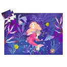 Djeco Ella a sellő formadobozos 36 darabos puzzle díszdobozban
