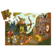   Djeco Formadobozos puzzle - Robin Hood, 36 db-os - Robin Hood