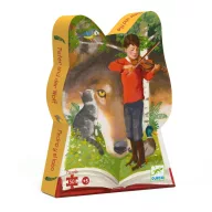   Djeco Formadobozos puzzle - Péter és a farkas, 50 db-os - Peter and the Wolf