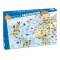 Djeco Föld állatai megfigyelő puzzle 100 darabos doboza kék színben