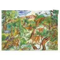 Djeco 100 darabos dinoszauruszos megfigyelő puzzle doboza füzettel