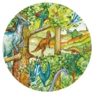 Djeco 100 darabos dinoszauruszos megfigyelő puzzle doboza füzettel