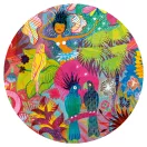 Djeco Riói karnevál 200 darabos megfigyelő puzzle zöld színű doboza színes illusztrációval