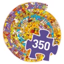 Djeco Történelem megfigyelő puzzle 350 darabos spirál alakú doboza füzettel