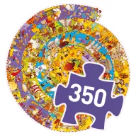 Djeco Történelem megfigyelő puzzle doboza a 350 darabos spirál kirakóval és füzettel