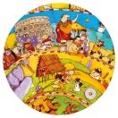 Djeco Történelem megfigyelő puzzle 350 darabos spirál alakú doboza füzettel