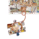 Djeco Bevehetetlen vár 100 darabos megfigyelő puzzle doboza színes rajzzal