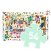 Djeco Megfigyeltető puzzle - Szülinapi parti, 54 db-os - Birthday Party