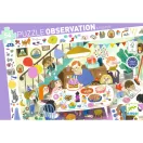 Djeco Szülinapi parti 54 darabos megfigyelő puzzle doboza színes illusztrációval