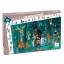 Djeco Zenekar 35 darabos megfigyelő puzzle doboza színes erdei állatokkal