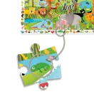 Djeco megfigyelő puzzle dzsungel állataival és harmincöt darabos kirakó elemekkel