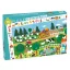 Djeco A farm 35 darabos megfigyelő puzzle türkizkék doboza