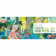 Djeco Folyóparti piknik 350 darabos panoráma művész puzzle illusztrált hosszúkás doboza