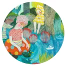 Djeco Folyóparti piknik 350 darabos panoráma művész puzzle elegáns hosszúkás dobozban