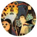 Djeco Álomban Yokai 500 darabos művész panoráma puzzle illusztrált díszdobozban