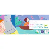 Djeco Gyermekek tava 100 darabos művész panoráma puzzle illusztrált díszdoboza