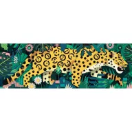 Djeco Leopárd művész puzzle 1000 darabos díszdobozos kirakó Owen Davey illusztrációjával