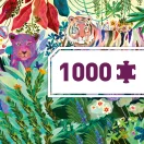 Djeco Szivárványos tigrisek művész puzzle 1000 darabos díszdobozban