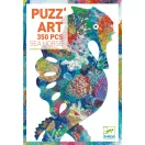 Djeco Puzz'Art Sea Horse 350 darabos sziluett puzzle csomagolásának előlapja
