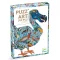 Djeco Puzz'Art Dodo 350 darabos művészeti sziluett puzzle kék madár mintás doboza