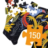 Djeco Puzz Art Panther 150 darabos fekete párduc alakú művész puzzle doboza