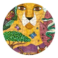 Djeco Oroszlán művész puzzle 350 darabos kontúrvágott kirakó doboza
