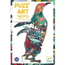 Djeco pingvin alakú művészeti puzzle 150 darabos kiszerelésben a dobozával együtt