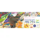 Djeco Erdei zenekar 200 darabos művész panoráma puzzle illusztrált díszdobozban
