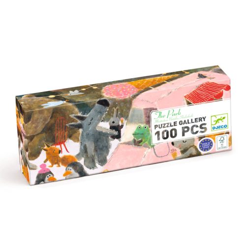 Djeco Művész puzzle - A ligeti mulatság, 100 db-os - The park