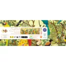 Djeco Békés madarak 1000 darabos panoráma művész puzzle doboza színes madarakkal