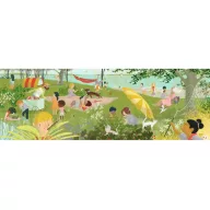 Djeco Nyári nap 350 darabos panoráma művész puzzle hosszúkás díszdobozban