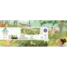 Djeco Nyári nap 350 darabos panoráma művész puzzle hosszúkás díszdobozban