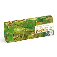 Djeco A természet rejtekén 1000 darabos panoráma művész puzzle illusztrált díszdobozban