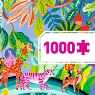 Djeco Művész puzzle Parádé 1000 db-os La fiesta illusztrált doboza