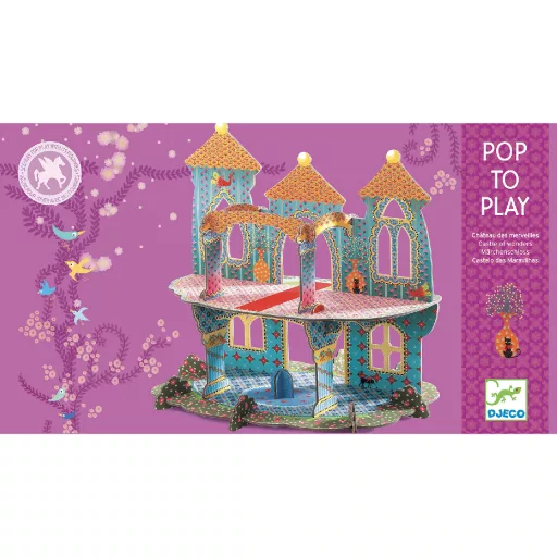 Djeco Építőjáték - Csodálatos kastély 3D - Castle of wonders 3D