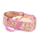 Djeco Játékbaba Mini Barbara 20 cm-es méretben, saját mózeskosarában