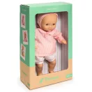 Djeco Róza játékbaba barna szemmel 32 cm-es méretben