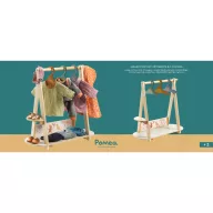   Djeco Nagy ruhafogas 3 vállfával - Large clothes rack, 3 hangers