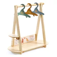   Djeco Nagy ruhafogas 3 vállfával - Large clothes rack, 3 hangers
