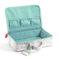 Djeco Bababőrönd - Világos kockás - Suitcase