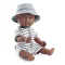 Djeco Játékbaba, fürdethető - Samu, 32 cm - Baby Samra