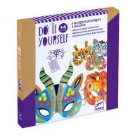 Djeco Készítsd magad! Állati álarcok - Jungle animals kreatív készlet doboza