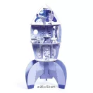 Djeco Csináld magad! Űrrakéta 3D-ben kreatív építőjáték doboza