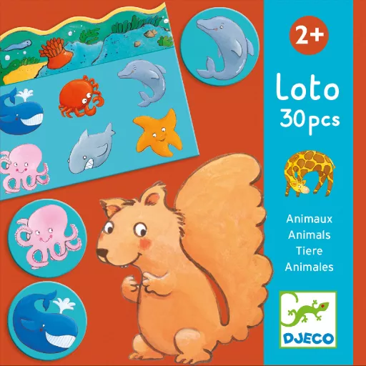 Djeco Képes lottó - Állatok élőhelye - Animals