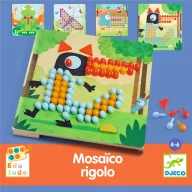 Djeco Pötyi mozaik - Vadállatok - Mosaico Rigolo