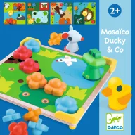 Djeco Képkirakó - Kacsa művek - Mosaico Ducky and Co