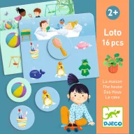   Djeco Társasjáték - Házban és ház körül - Loto The house