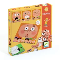Djeco Emotico érzelmeket fejlesztő játék doboza és kártyái