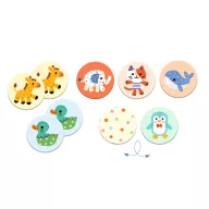Djeco Memória játék - Kedvencek - Memo Stuffed animals