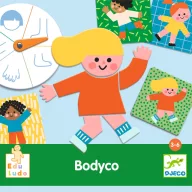Djeco Fejlesztő játék - Testrészek, bingó - Bodyco